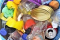 ÃÂ detail of a garbage can on white background